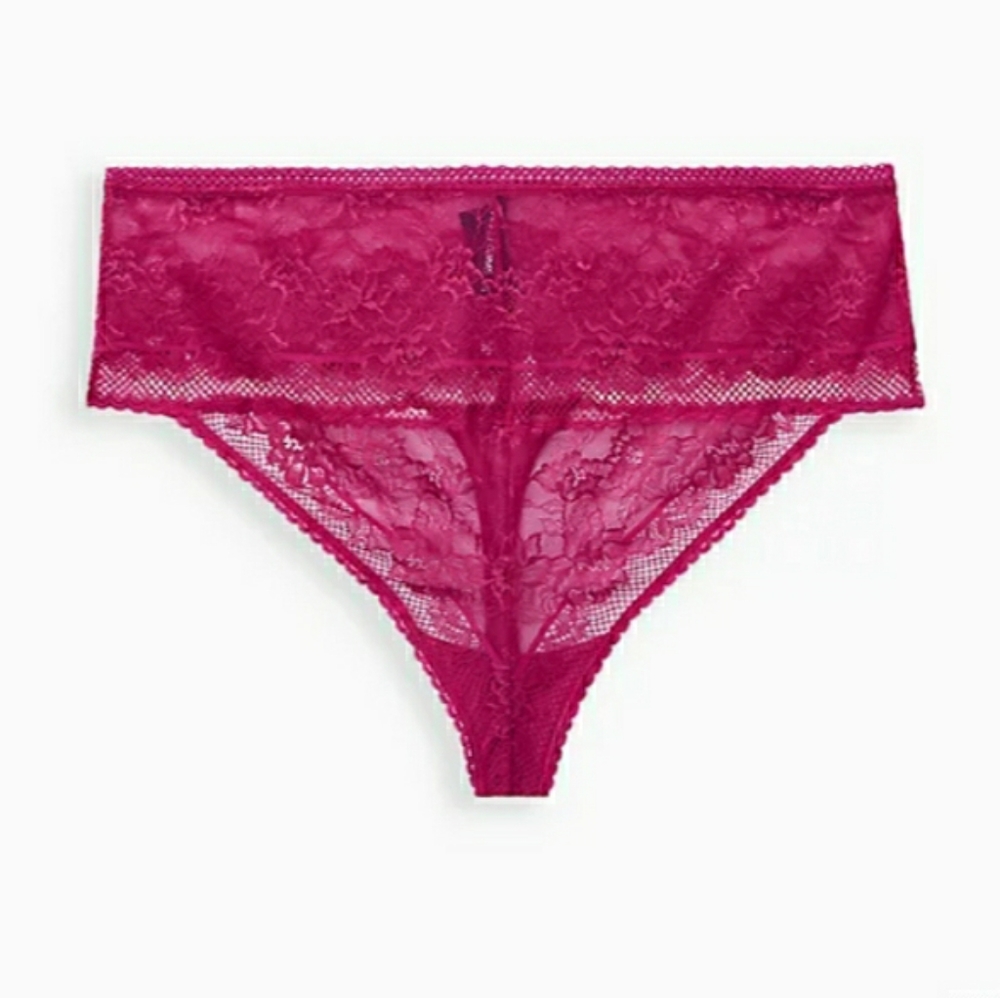 Torrid size 1 High Waisted Lace Thong NWT